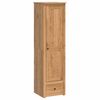 vidaXL Garderob PANAMA Honung 51 x 50 x 185 cm Massiv furu