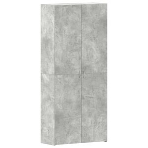 vidaXL Skosk&aring;p 80 x 35.5 x 180 cm Konstruerat tr&auml; Gr&aring;