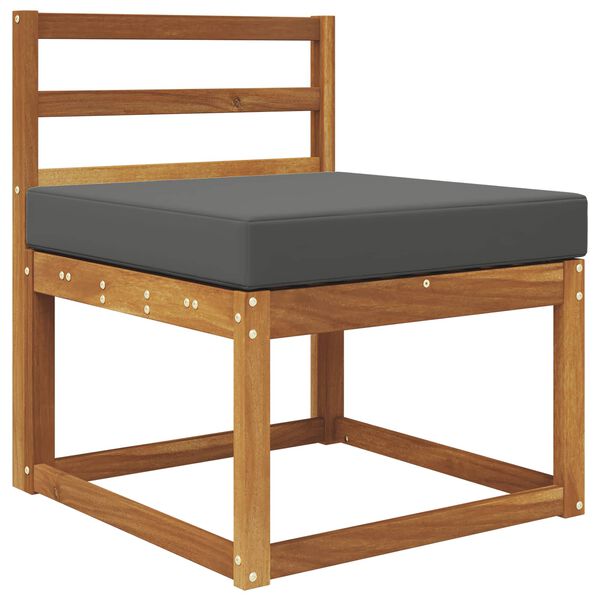 vidaXL Utomhus Soffa Kudde Antracit 60 x 60 x 8 cm Polyester