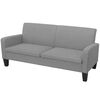 vidaXL 3-sitssoffa 180x65x76 cm ljusgr&aring;