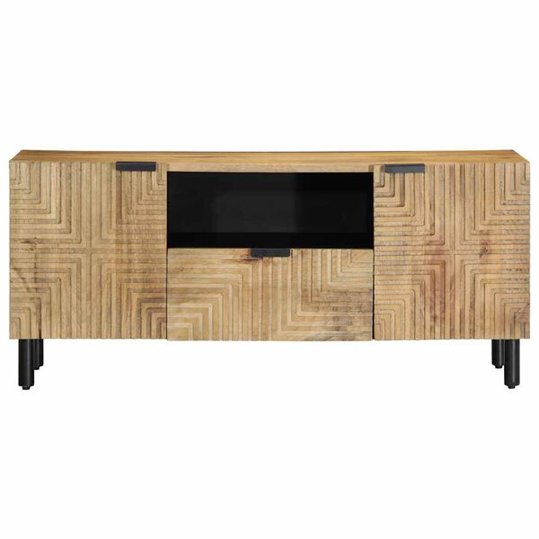 vidaXL TV-b&auml;nk brun 105x33x46 cm massivt tr&auml; mango