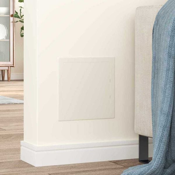 vidaXL &Aring;tkomstpaneler 2 pcs Vit 20 x 20 cm ABS Plast