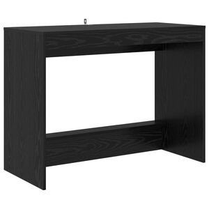 vidaXL Skrivbord f&ouml;r s&auml;ng Svart ek Konstruerat tr&auml; 100 x 45 x 75 cm