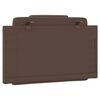vidaXL Headboard Cushion "Viana" Brown 90 cm Faux Leather