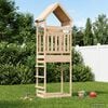 vidaXL Utomhus Lek Torn Naturf&auml;rg 53 x 85 x 264 cm Massivt furu