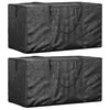 vidaXL Dynv&auml;skor 2 st svart 150x75x75 cm polyeten