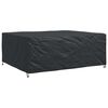 vidaXL M&ouml;bel&ouml;verdrag Enf&auml;rgad Svart 250 x 210 x 90 cm 600D