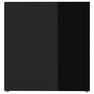 vidaXL TV-skåp 2 st svart högglans 72x35x36,5 cm konstruerat trä