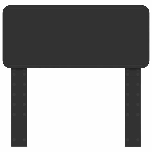 vidaXL Huvudgavel med huvudgavel Svart Ek 75 cm Konstruerat tr&auml;