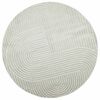 vidaXL Inomhus och utomhus matta PALMERAS Gr&ouml;n &Oslash; 200 CM Polyester