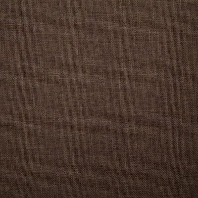 vidaXL Bänk 139,5 cm polyester brun