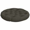 vidaXL H&auml;ngstolskudde VIANEN 100% Polyester Antracit &Oslash; 80 x 12 cm