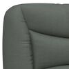 vidaXL Headboard Cushion "Hvar" Dark Grey 200 cm Fabric