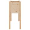 vidaXL Odlingslådor 2 st 70x31x70 cm massiv furu