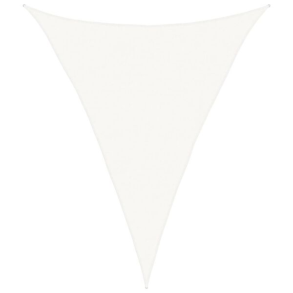 vidaXL Solsegel 160 g/m&sup2; vit 4x5x5 m HDPE