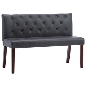 vidaXL B&auml;nk 120 cm konstmocka gr&aring;