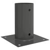 vidaXL Rund Markf&ouml;rankring 12 st Antracit 15 x 15 x 15 cm Metall