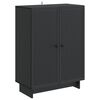 vidaXL Sideboard Svart 66 x 34,5 x 90 cm Konstruerat tr&auml;