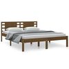 vidaXL S&auml;ngram utan madrass honungsbrun 140x200 cm massiv furu