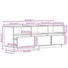 vidaXL Tv-bänk honungsbrun 140x37x50 cm massiv furu