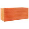 vidaXL Odlingsl&aring;da vaxbrun 110x40x46 cm massiv furu