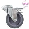 vidaXL L&auml;nkhjul med bulth&aring;l 12 st 75 mm
