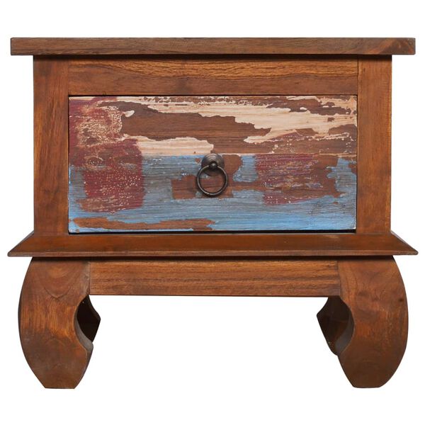 vidaXL Sängbord 45x35x40 cm återvunnet teakträ