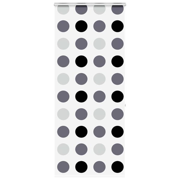 vidaXL Duschrullgardin med kassett 90x240 cm tyg bredd 86 cm