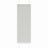 vidaXL Plisserad persienn ljusgr&aring; 50x100cm tyg bredd 49,4cm polyester