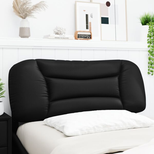 vidaXL Headboard Cushion "Hvar" Black 100 cm Faux Leather