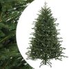 vidaXL Plast Hingad Julgran 120 cm PVC och metall Gr&ouml;n