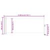 vidaXL Infällbar sidomarkis 100x300 cm brun