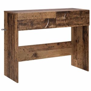 vidaXL Konsolbord Gammalt tr&auml; 96,5 x 38 x 75 cm Konstruerat tr&auml;