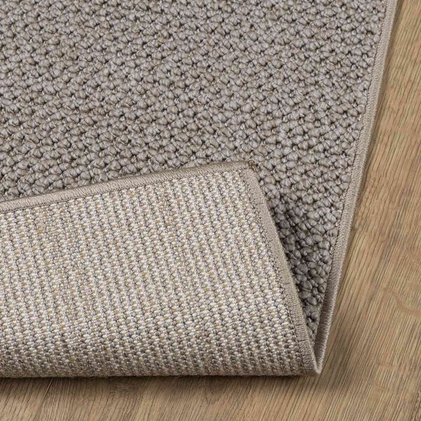 vidaXL Omr&aring;desmattor Rektangul&auml;r LUGO Taupe 230 x 160 cm Polyester