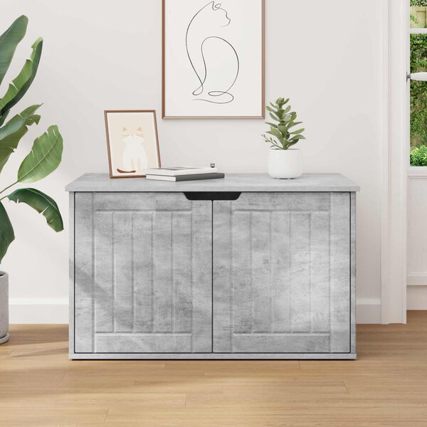 vidaXL Katt hus Betong 85 x 55 x 50,5 cm Konstruerat tr&auml;