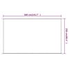vidaXL Markis vertikal bl&aring; 250x360 cm oxfordtyg