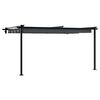 vidaXL Paviljong 400 x 300 x 200 cm Antracit Polyester
