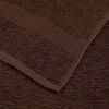 vidaXL Duschhanddukar 2 st FROGN brun 70x140 cm 100% Bomull