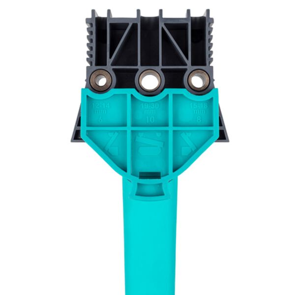 wolfcraft Pluggborrjigg 6, 8, 10 mm 4640000