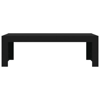 vidaXL Soffbord svart 110x50x35 cm spånskiva