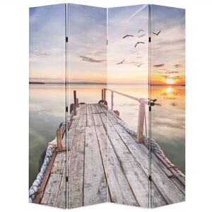 vidaXL Vikbar rumsavdelare sj&ouml; 160x170 cm