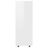 vidaXL Garderob vit h&ouml;gglans 80x40x110 cm konstruerat tr&auml;
