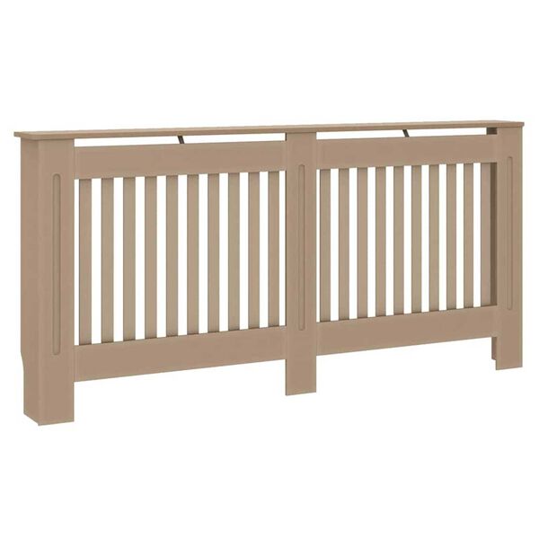 vidaXL Radiatorlock 2 pcs Brun 172 x 19 x 81,5 cm Konstruerat tr&auml;