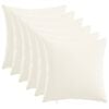 vidaXL Kasta Kudde 6 st HEERLEN Vit 45 x 45 cm Tyg