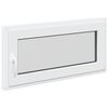 vidaXL K&auml;llarf&ouml;nster RISOR 100 x 50 cm PVC och glas Vit