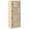 vidaXL Bokhylla sonoma-ek 40x24x102 cm konstruerat tr&auml;