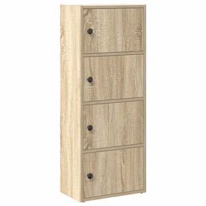 vidaXL Bokhylla sonoma-ek 40x24x102 cm konstruerat tr&auml;