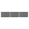 vidaXL Staketpanel WPC 526x106 cm gr&aring;