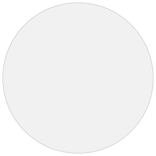 vidaXL Bordsskydd genomskinligt Ø 100 cm 1,6 mm PVC