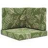 vidaXL Utomhus Soffa Kudde Polyester Bladdesign 60 x 60 cm Bladdesign